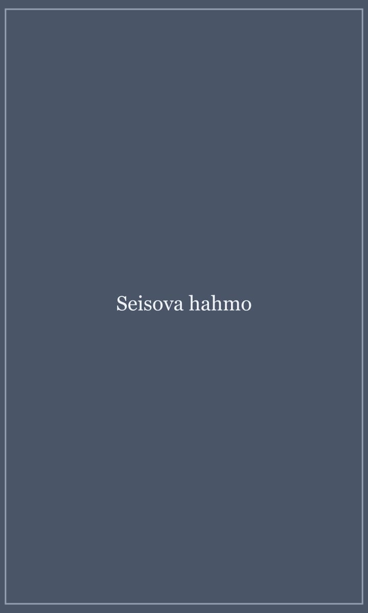 Seisova ihmishahmo luonnos.