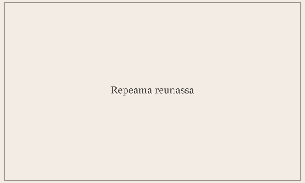 Luonnos vanhalla paperilla reunassa.